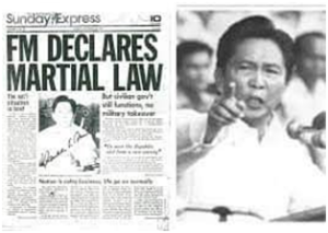 President Marcos Declaring Martial Law